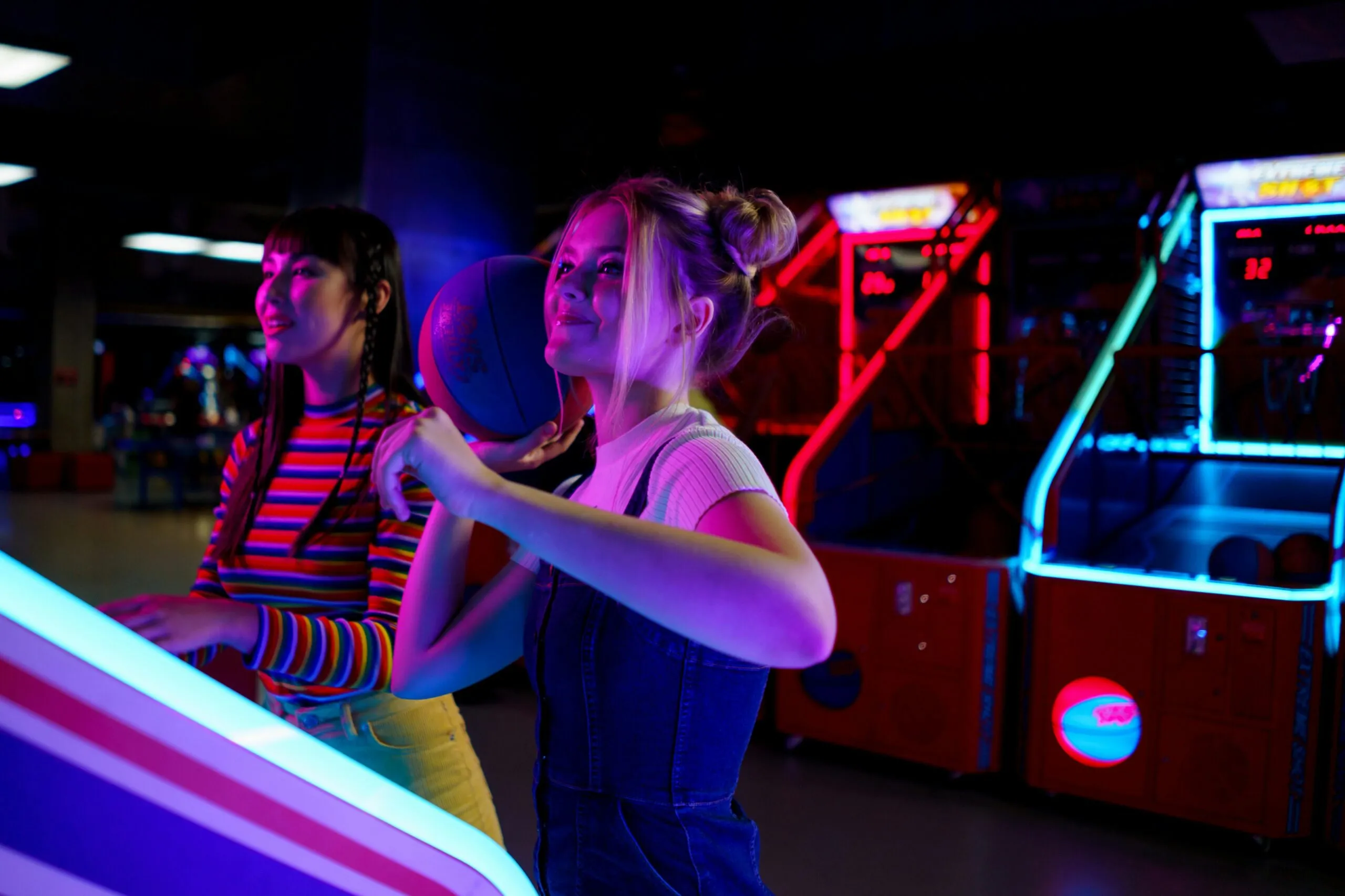 Arcade games and competitive play at The Locker Room Leicester