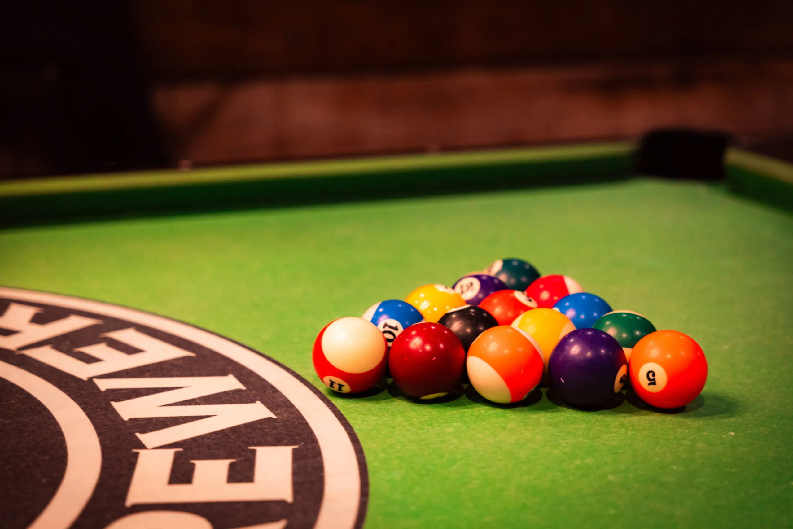 Pool tables at The Locker Room Leicester